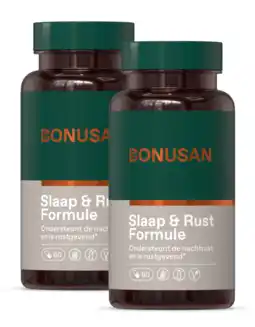 De Online Drogist Bonusan slaap¹ rust² complex capsules 2x60st aanbieding