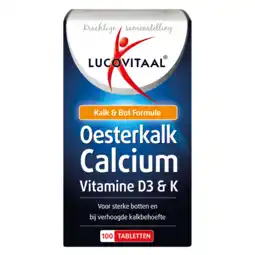 De Online Drogist Lucovitaal oesterkalk calcium tabletten 100tb aanbieding