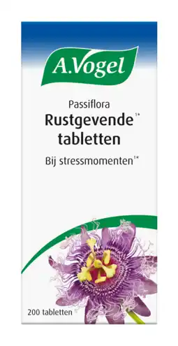 De Online Drogist A.vogel passiflora rustgevende* tabletten 200tb aanbieding