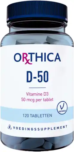 De Online Drogist Orthica d-50 tabletten 120tb aanbieding
