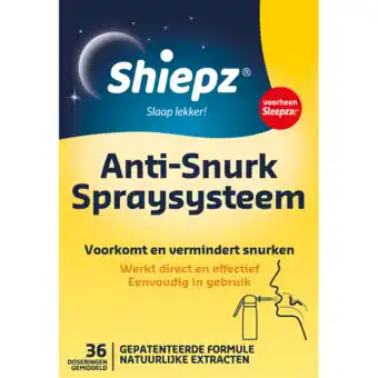 De Online Drogist Shiepz anti-snurk spraysysteem 45ml aanbieding