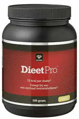 De Online Drogist Dieetpro shake - vanille 500gr aanbieding