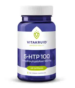 De Online Drogist Vitakruid 5-htp 100mg capsules 60cp aanbieding