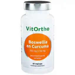 De Online Drogist Vitortho boswellia en curcuma vegicaps 60cp aanbieding