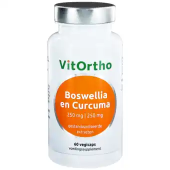 De Online Drogist Vitortho boswellia en curcuma vegicaps 60cp aanbieding