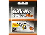 De Online Drogist Gillette contour plus scheermesjes 10st aanbieding