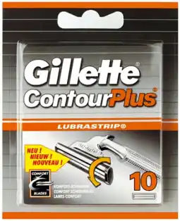 De Online Drogist Gillette contour plus scheermesjes 10st aanbieding