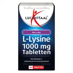 De Online Drogist Lucovitaal l-lysine 1000mg tabletten 60st aanbieding