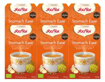 De Online Drogist Yogi tea stomach ease voordeelverpakking 6x17st aanbieding