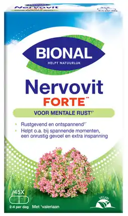 De Online Drogist Bional nervovit forte tabletten - voor mentale rust 45tb aanbieding