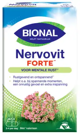 De Online Drogist Bional nervovit forte tabletten - voor mentale rust 45tb aanbieding