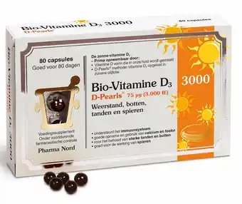 De Online Drogist Pharma nord bio-vitamine d3 75mcg 3000ie capsules 80cp aanbieding