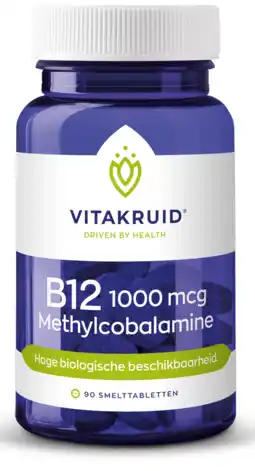 De Online Drogist Vitakruid b12 1000mcg methylcobalamine smelttabletten 100tb aanbieding