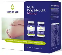 De Online Drogist Vitakruid multi dag & nacht mama tabletten 2x30st 60tb aanbieding