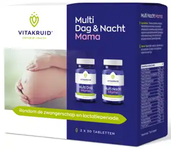 De Online Drogist Vitakruid multi dag & nacht mama tabletten 2x30st 60tb aanbieding