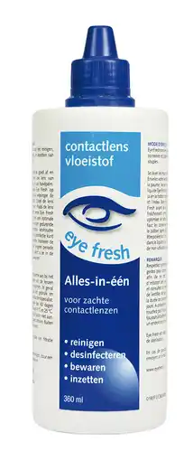 De Online Drogist Eye fresh lenzenvloeistof alles-in-1 zacht 360ml aanbieding