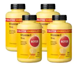 De Online Drogist Roter vitamine c 70mg kauwtabletten voordeelverpakking 4x800st aanbieding