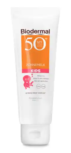 De Online Drogist Biodermal sun kids zonnemelk spf50+ 125ml aanbieding