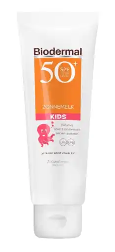 De Online Drogist Biodermal sun kids zonnemelk spf50+ 125ml aanbieding
