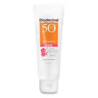 De Online Drogist Biodermal sun kids zonnemelk spf50+ 125ml aanbieding