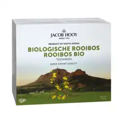 De Online Drogist Jacob hooy biologische rooibos zakjes 80st aanbieding