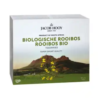 De Online Drogist Jacob hooy biologische rooibos zakjes 80st aanbieding