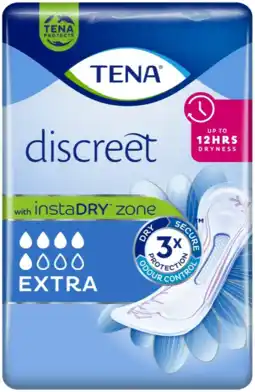 De Online Drogist Tena discreet extra verband 20st aanbieding