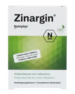 De Online Drogist Nutriphyt zinargin tabletten 60tb aanbieding