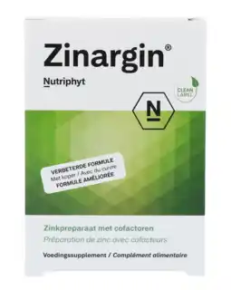 De Online Drogist Nutriphyt zinargin tabletten 60tb aanbieding