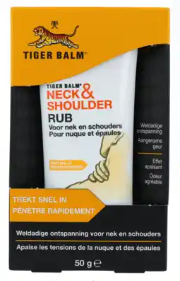 De Online Drogist Tiger balm tijgerbalsem spierbalsem nek & schouder 50gr aanbieding