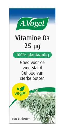 De Online Drogist A.vogel vitamine d3 25 μg tabletten 100tb aanbieding