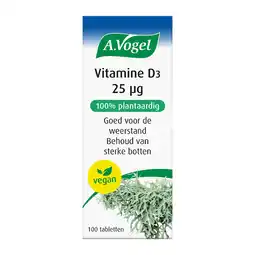 De Online Drogist A.vogel vitamine d3 25 μg tabletten 100tb aanbieding