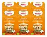 De Online Drogist Yogi tea licorice voordeelverpakking 6x17st aanbieding