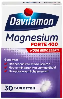 De Online Drogist Davitamon magnesium 400mg tabletten 30tb aanbieding