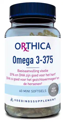 De Online Drogist Orthica omega 3-375 softgels 60sg aanbieding