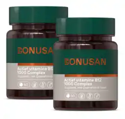 De Online Drogist Bonusan b12 actief 1000mcg zuigtabletten duoverpakking 2x60ztb aanbieding