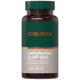 De Online Drogist Bonusan lactoferrine 300mg capsules 60cp aanbieding
