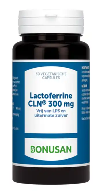 De Online Drogist Bonusan lactoferrine 300mg capsules 60cp aanbieding