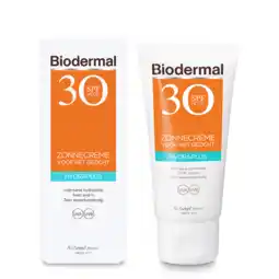 De Online Drogist Biodermal zonnecrème gezicht hydraplus spf30 50ml aanbieding