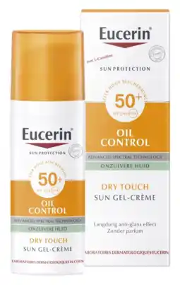 De Online Drogist Eucerin sun oil control gel-crème spf50+ 50ml aanbieding