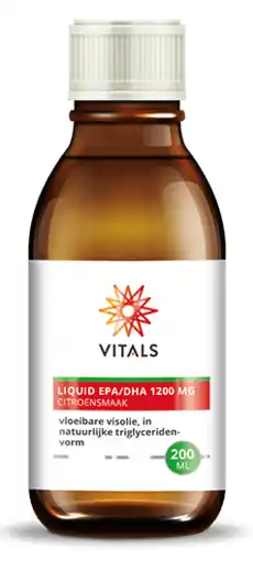 De Online Drogist Vitals epa/dha liquid 1200mg 200ml aanbieding