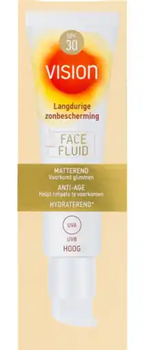 De Online Drogist Vision face fluid spf30 50ml aanbieding
