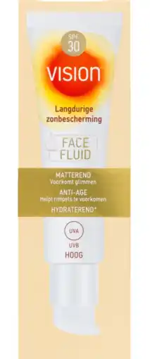 De Online Drogist Vision face fluid spf30 50ml aanbieding