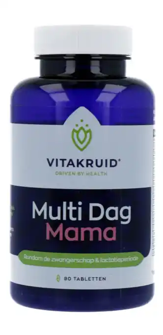 De Online Drogist Vitakruid multi dag mama tabletten 90tb aanbieding