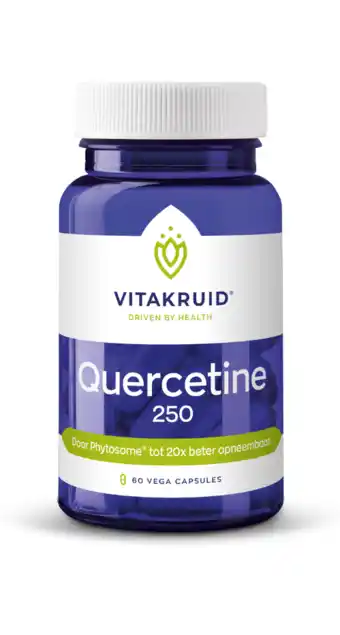De Online Drogist Vitakruid quercetine-250mg capsules met phytosome®-technologie 60cp aanbieding