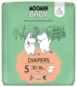 De Online Drogist Muumi baby ecologische luiers 5 maxi plus 44st aanbieding