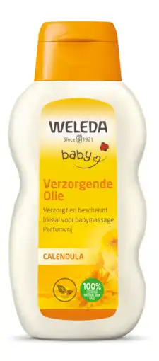 De Online Drogist Weleda baby calendula verzorgende olie 200ml aanbieding