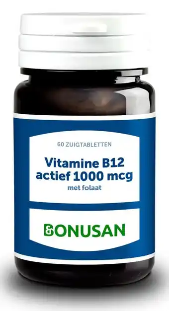 De Online Drogist Bonusan b12 actief 1000mcg zuigtabletten 60ztb aanbieding