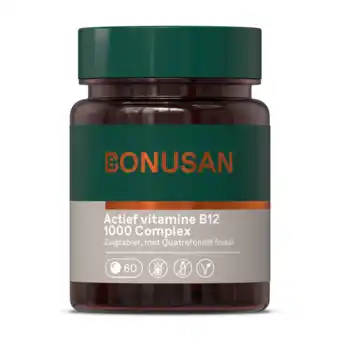 De Online Drogist Bonusan b12 actief 1000mcg zuigtabletten 60ztb aanbieding
