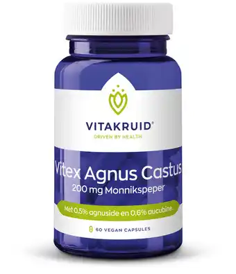 De Online Drogist Vitakruid vitex agnus castus capsules 60vcp aanbieding